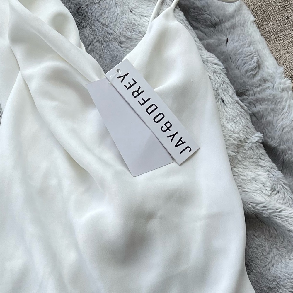 JAY GODFREY Baldwin white mini dress - Picture 3 of 3